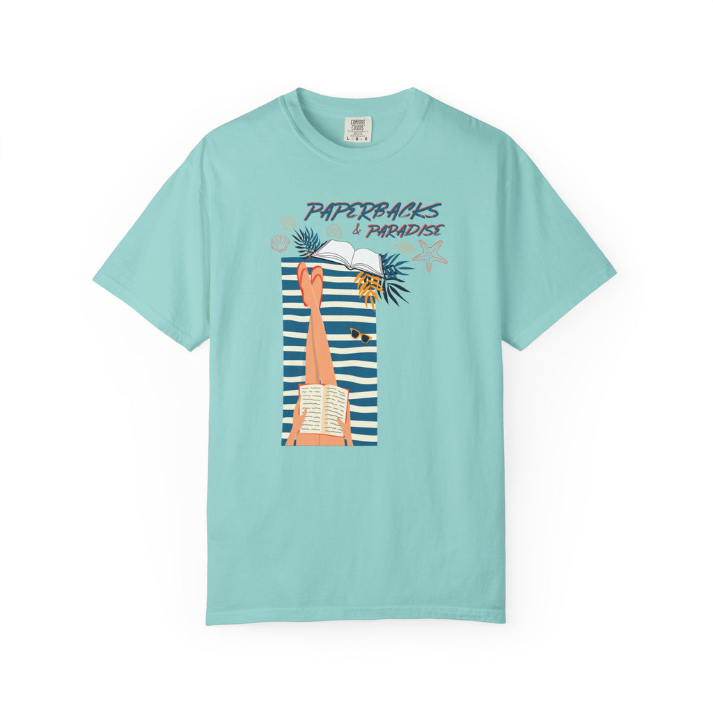 Paperbacks and Paradise Shirt- Beach Reading & Book Lover Vacation Shirt
