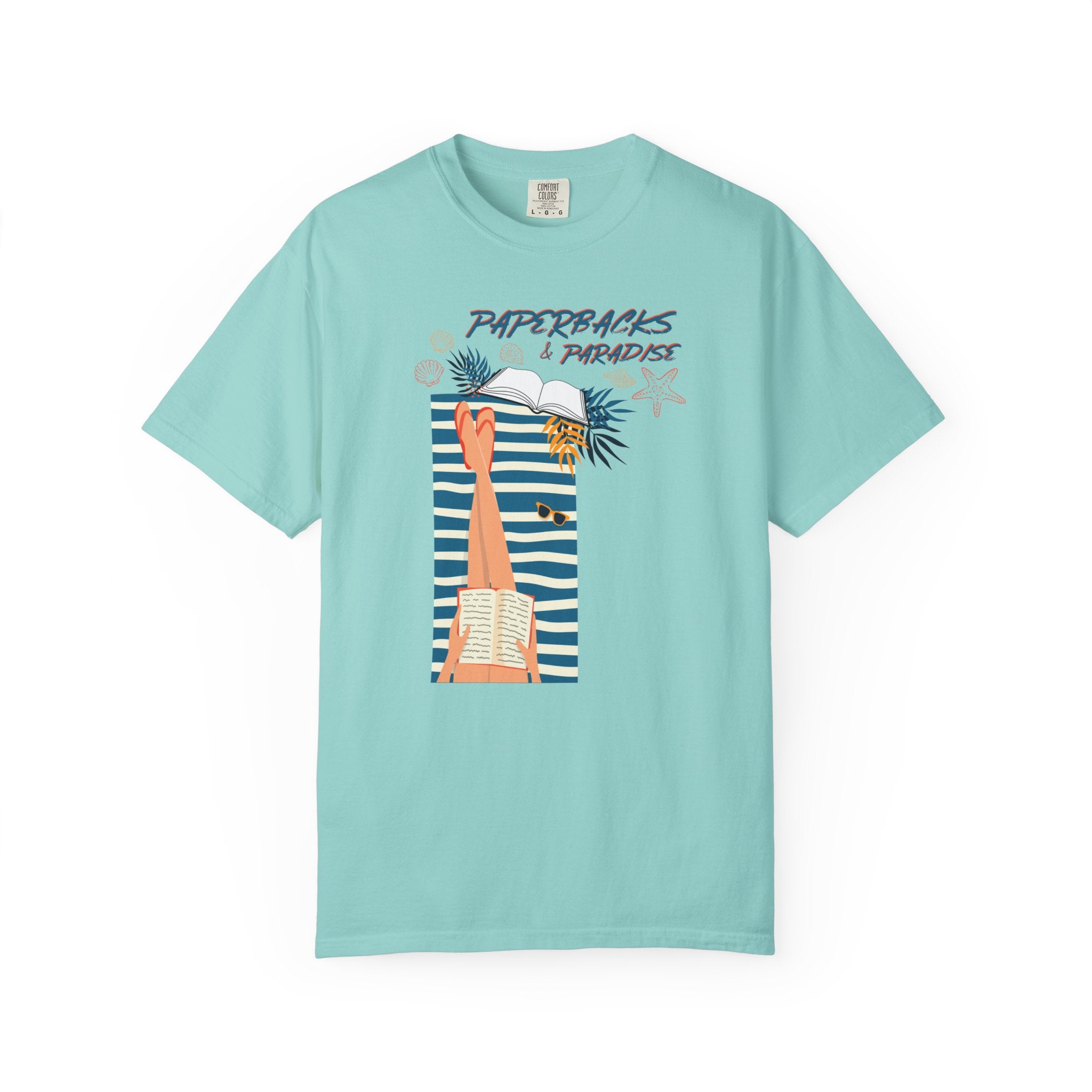 Paperbacks and Paradise Shirt- Beach Reading & Book Lover Vacation Shirt