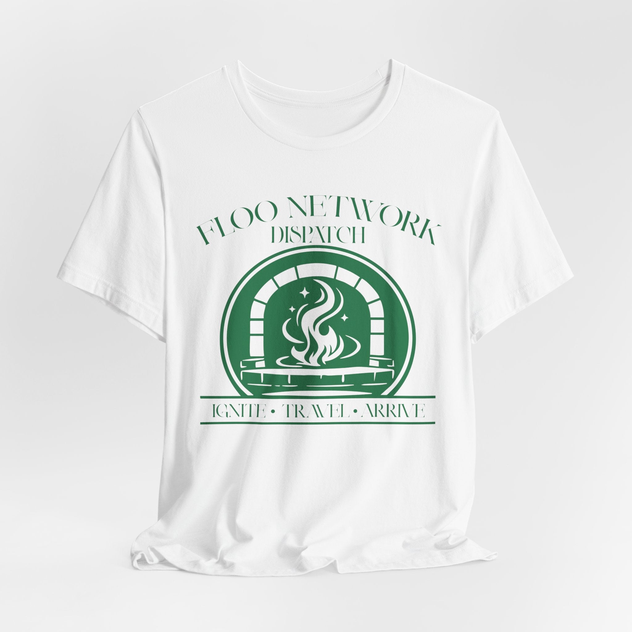 Floo Network Dispatch Shirt- Wizard Fireplace Travel Tee