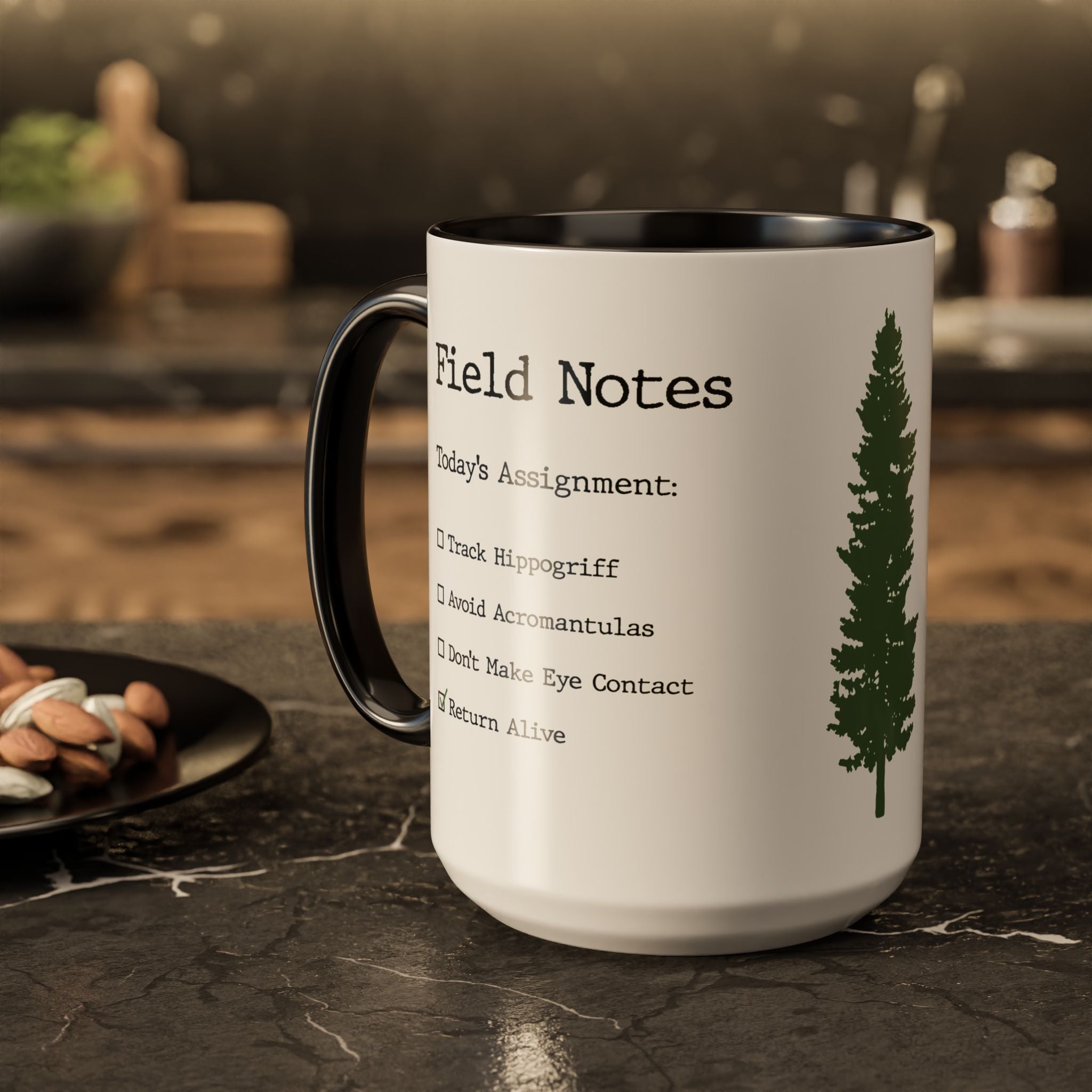 Forbidden Forest Ranger 15oz Mug- Magical Creature Field Notes Coffee Mug