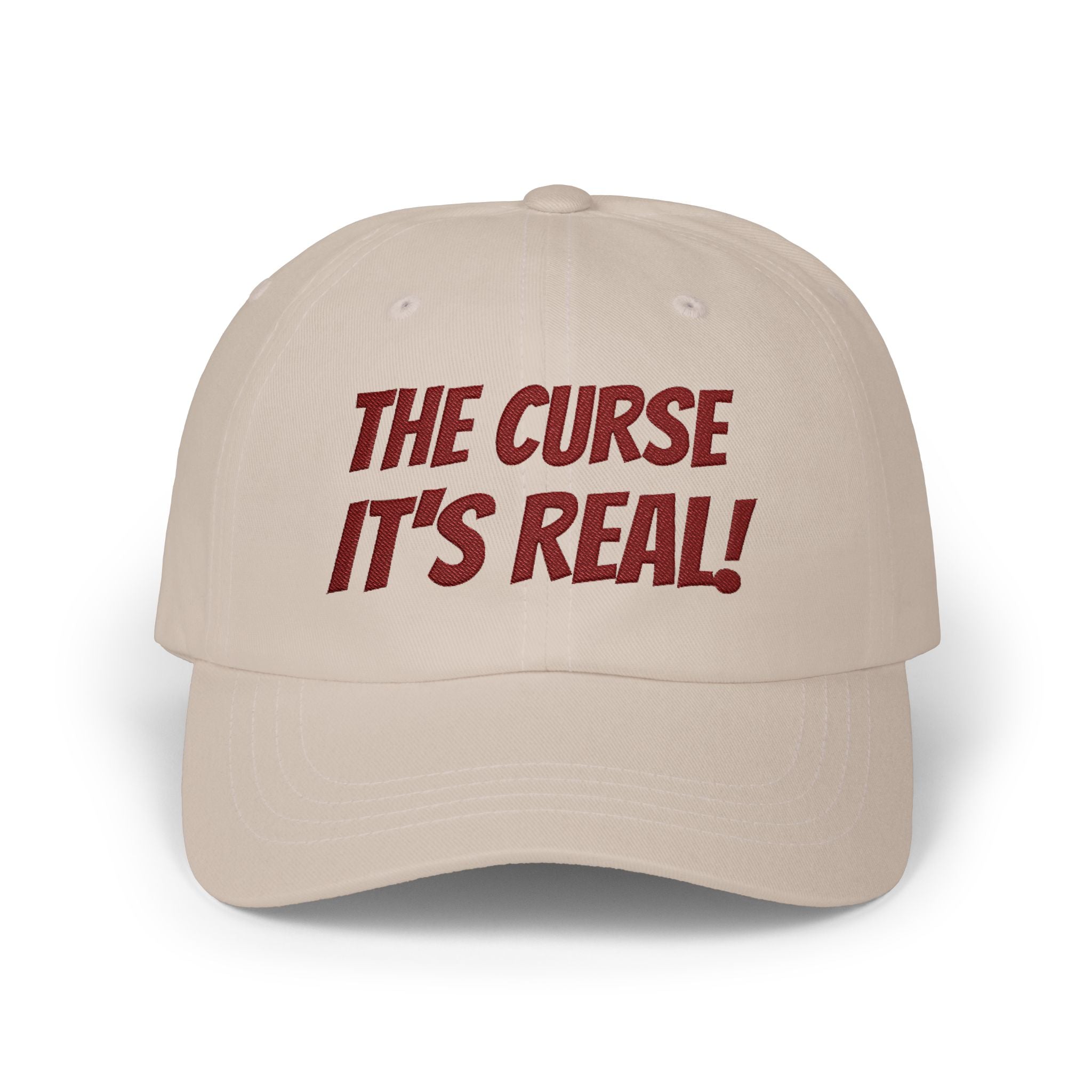 The Curse It's Real Hat- Embroidered Mummy Ride Inspired Dad Cap