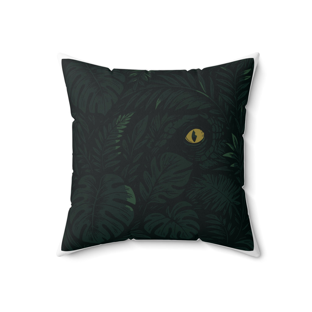 Clever Girl Pillow- Raptor Eye Jungle Throw Pillow