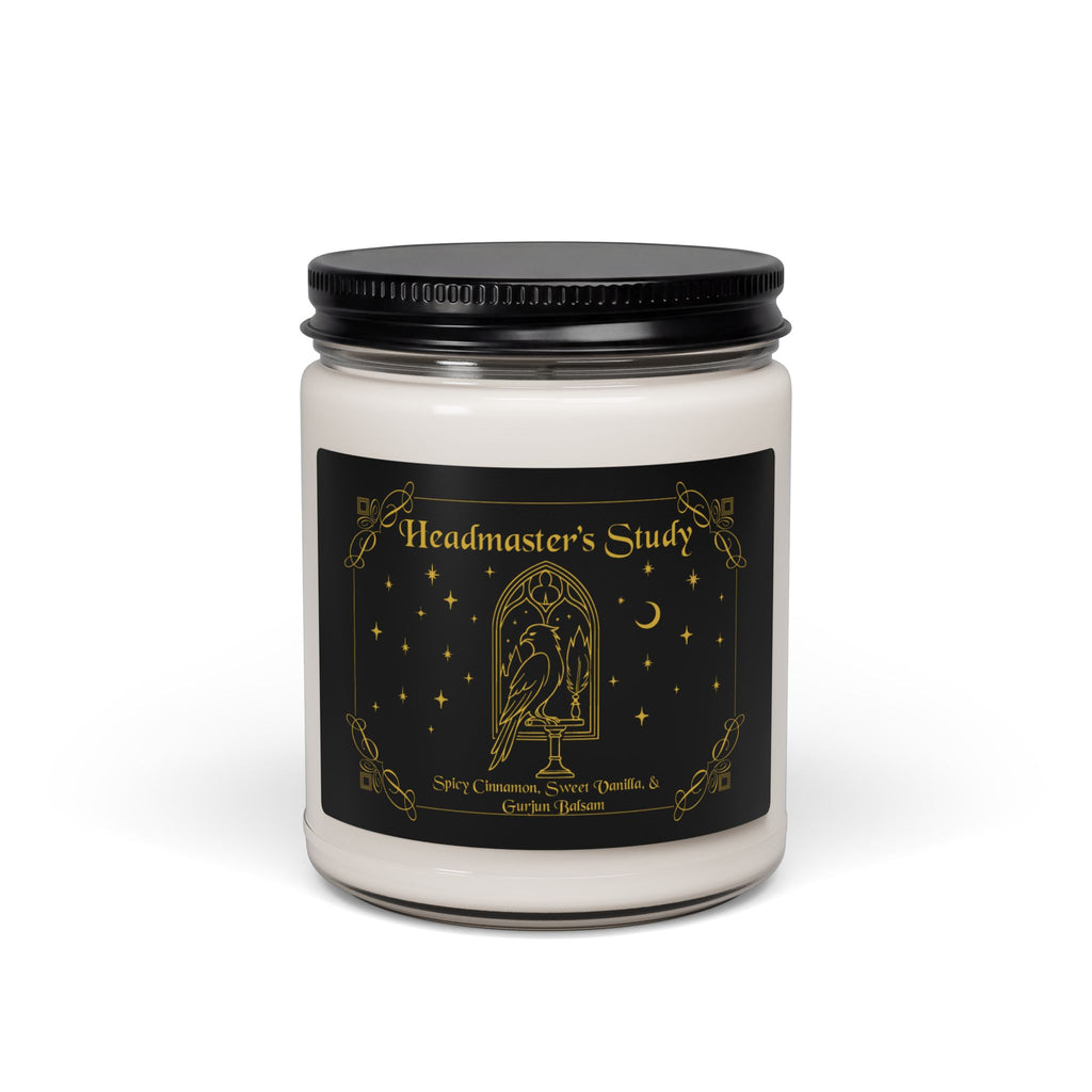Headmaster's Study- Cinnamon Vanilla Balsam Soy Candle, Magical Library Scent