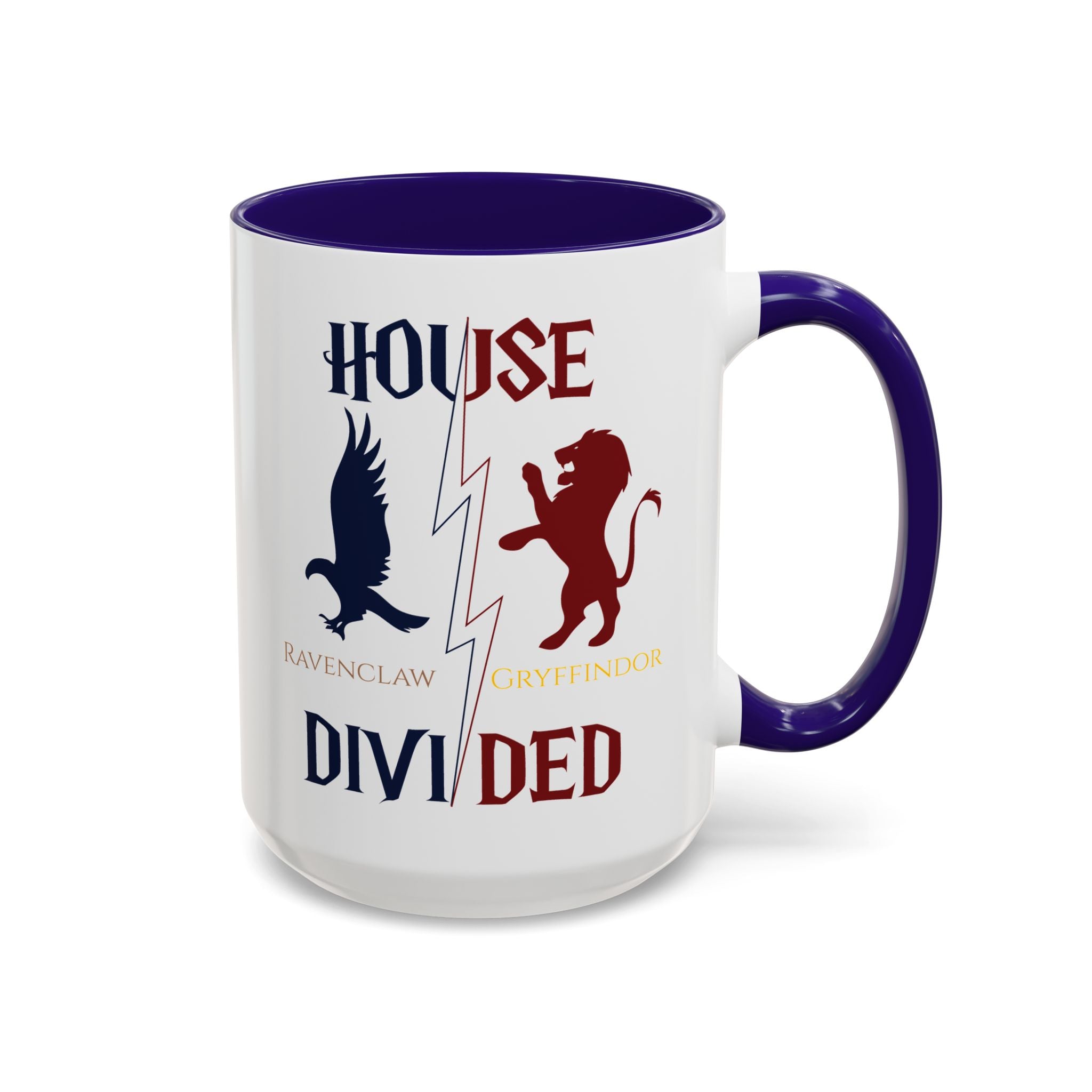 Ravenclaw Gryffindor Mug | House Divided Cup | Wizarding Couple Gift