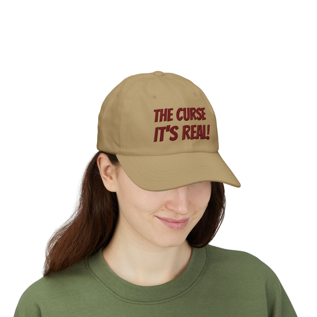 The Curse It's Real Hat- Embroidered Mummy Ride Inspired Dad Cap