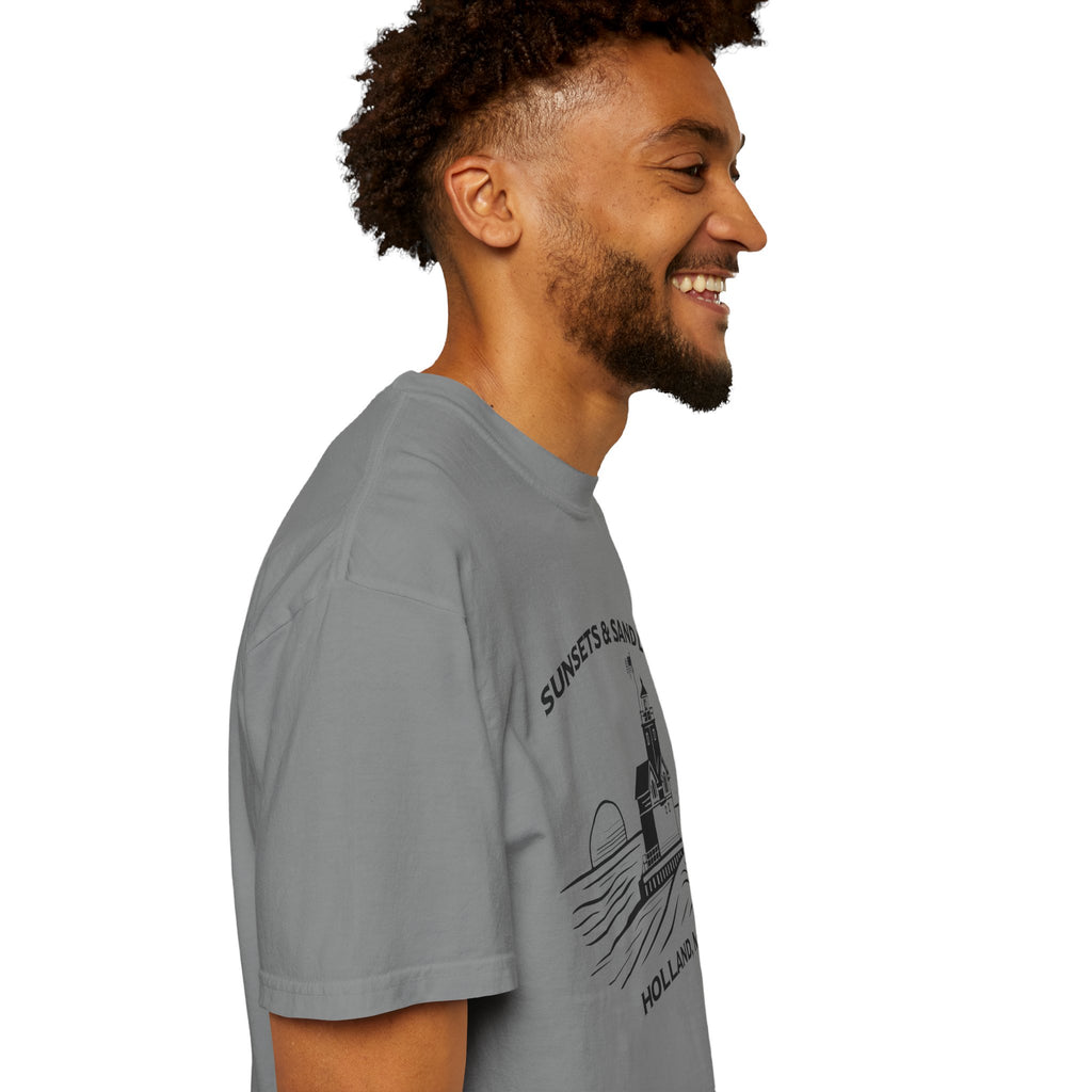 Sunsets & Sand Dunes Shirt | Holland Michigan Big Red Lighthouse Tee
