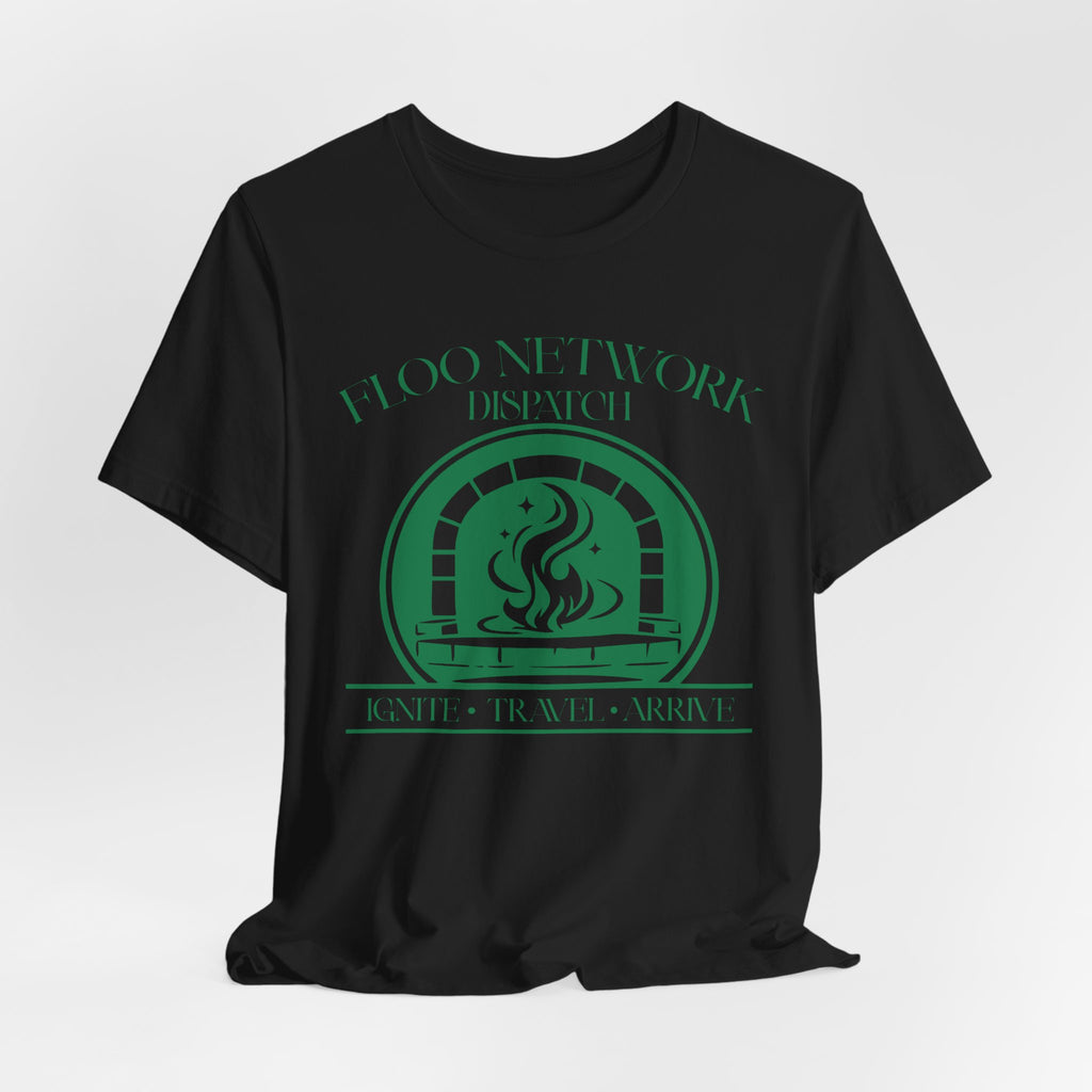 Floo Network Dispatch Shirt- Wizard Fireplace Travel Tee