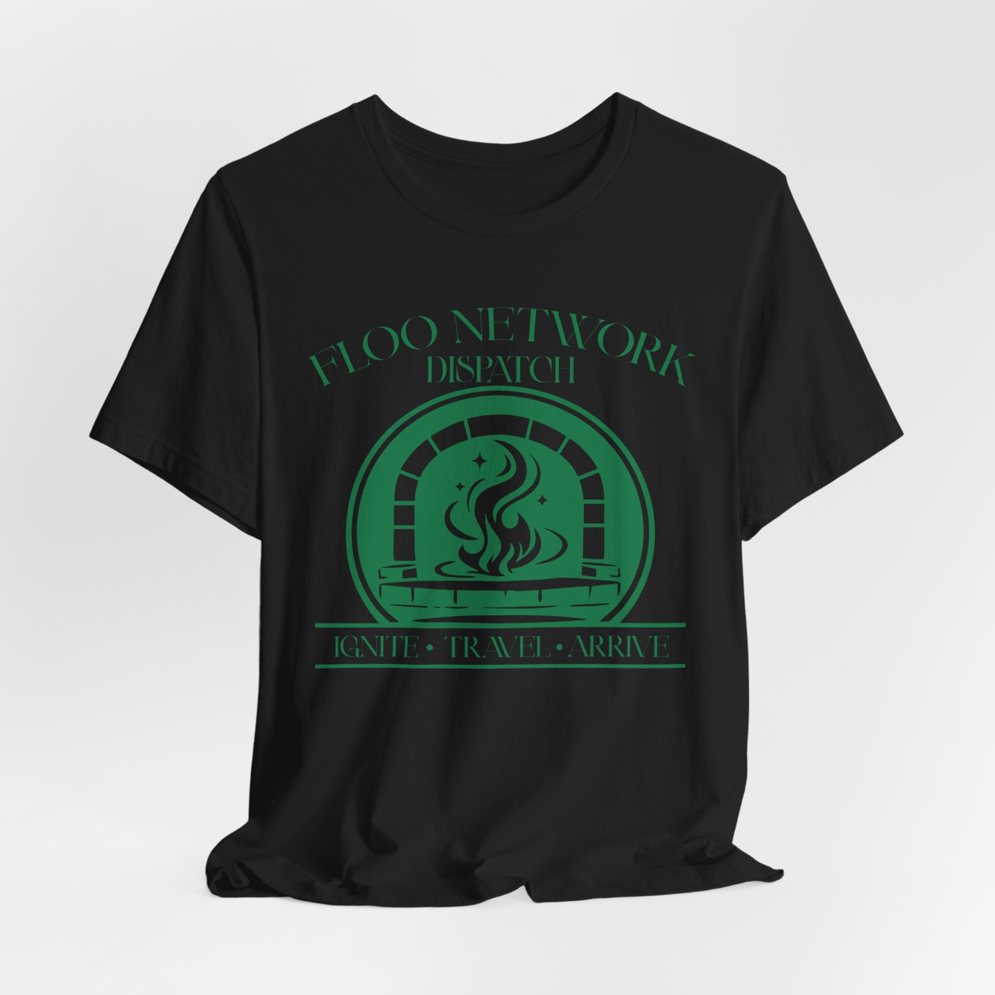 Floo Network Dispatch Shirt- Wizard Fireplace Travel Tee