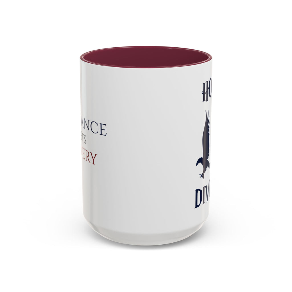 House Divided Rivalry Mug- Lion + Raven Wizardcore Couple Mug (15oz)
