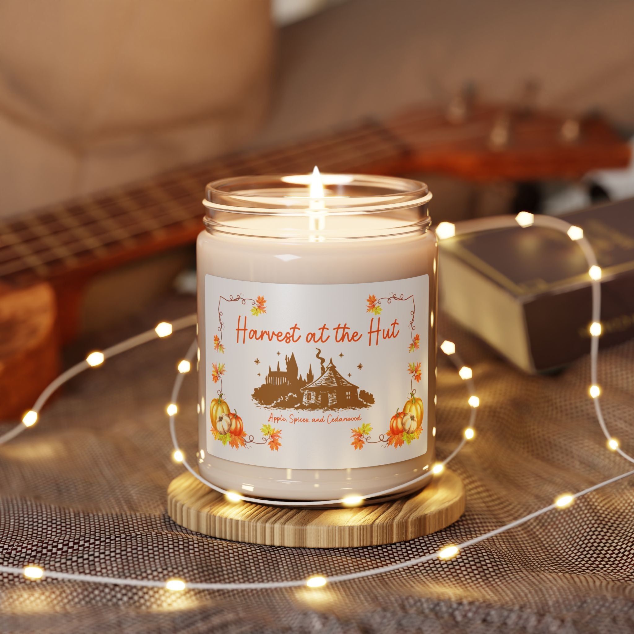 Harvest at the Hut- Apple Spice + Cedarwood Soy Candle