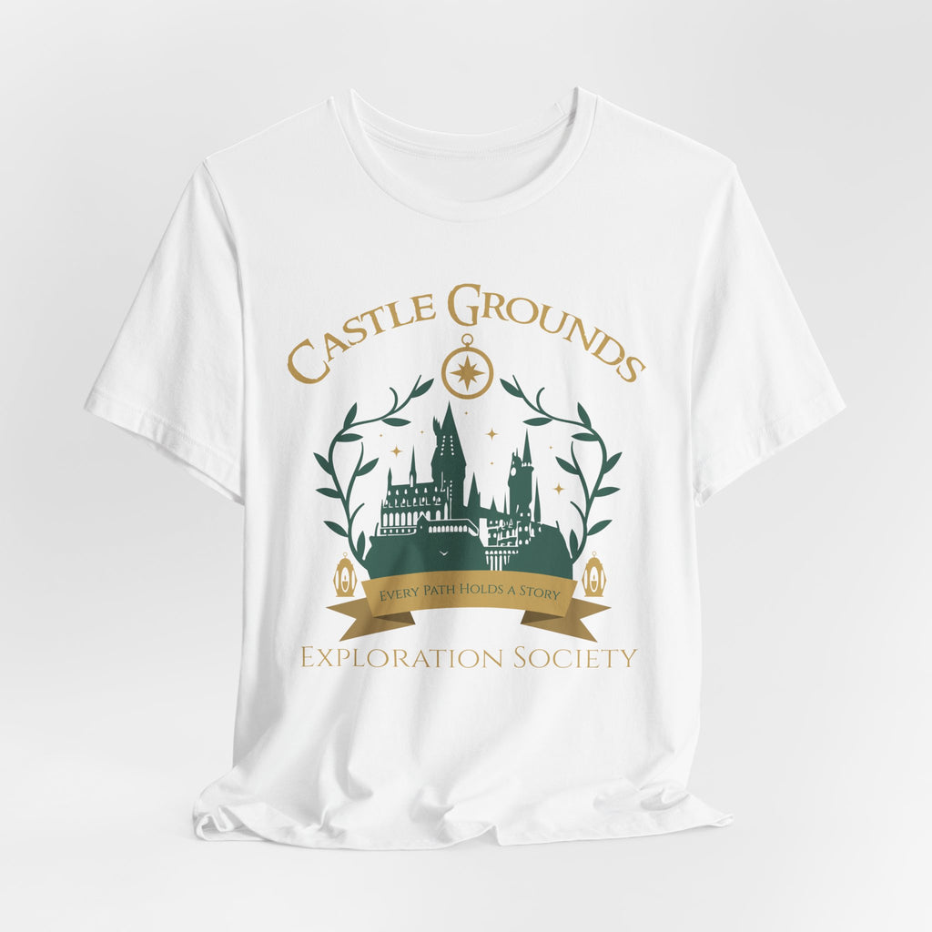 Castle Grounds Exploration Society Shirt- Wizarding Castle Tee, Fantasy Adventure Shirt