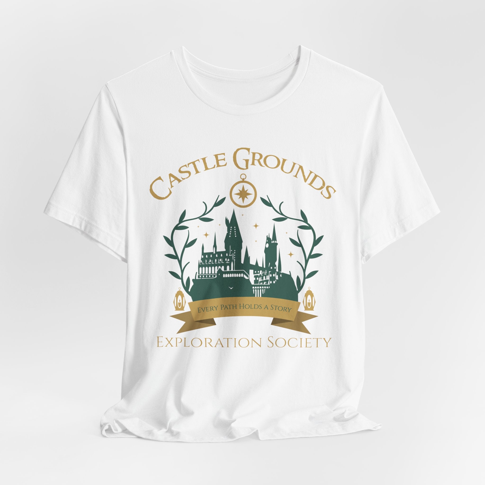 Castle Grounds Exploration Society Shirt- Wizarding Castle Tee, Fantasy Adventure Shirt