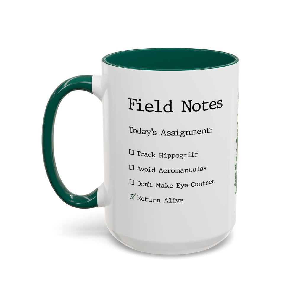 Forbidden Forest Ranger 15oz Mug- Magical Creature Field Notes Coffee Mug
