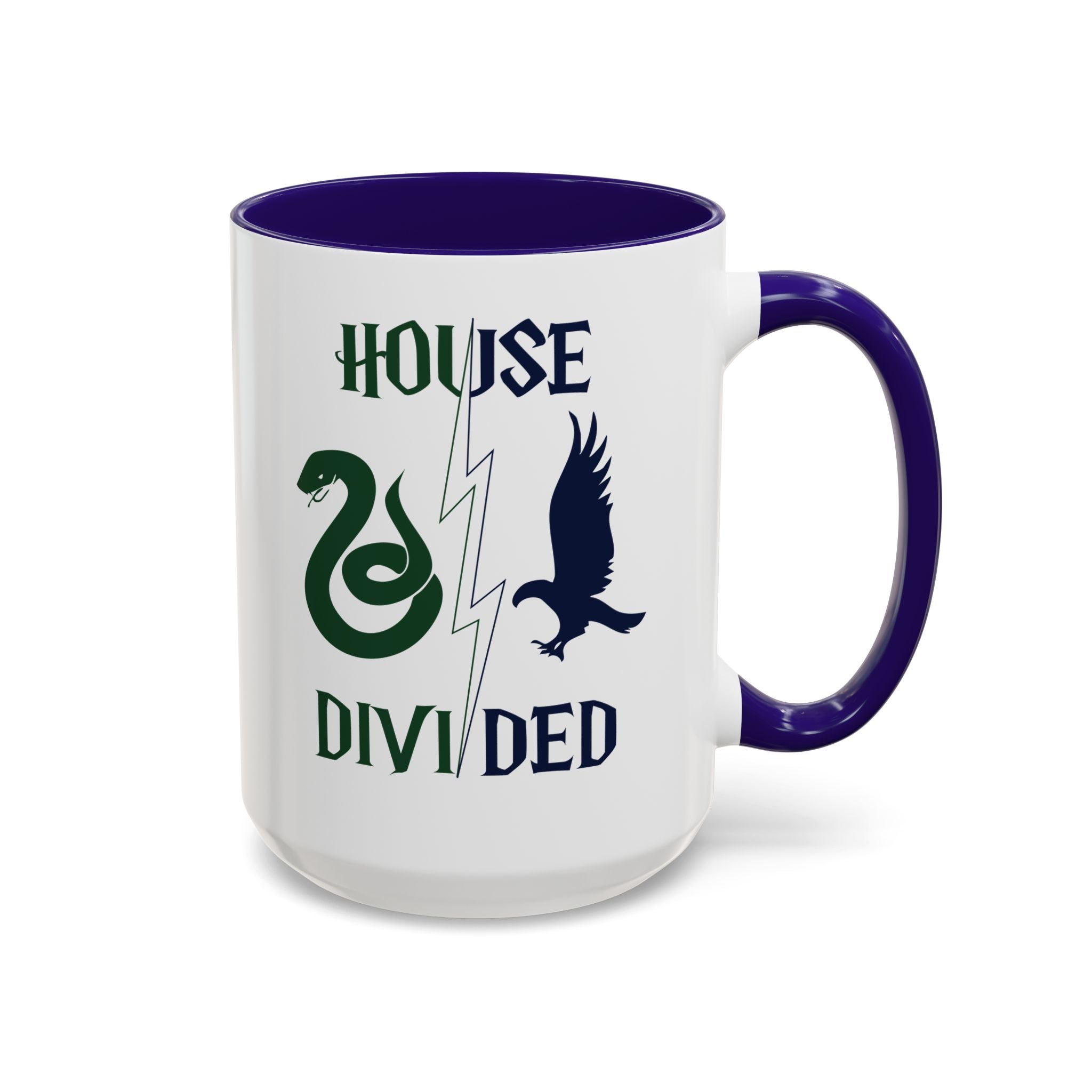 House Divided Rivalry Mug- Serpent + Raven Wizardcore Couple Mug (15oz)