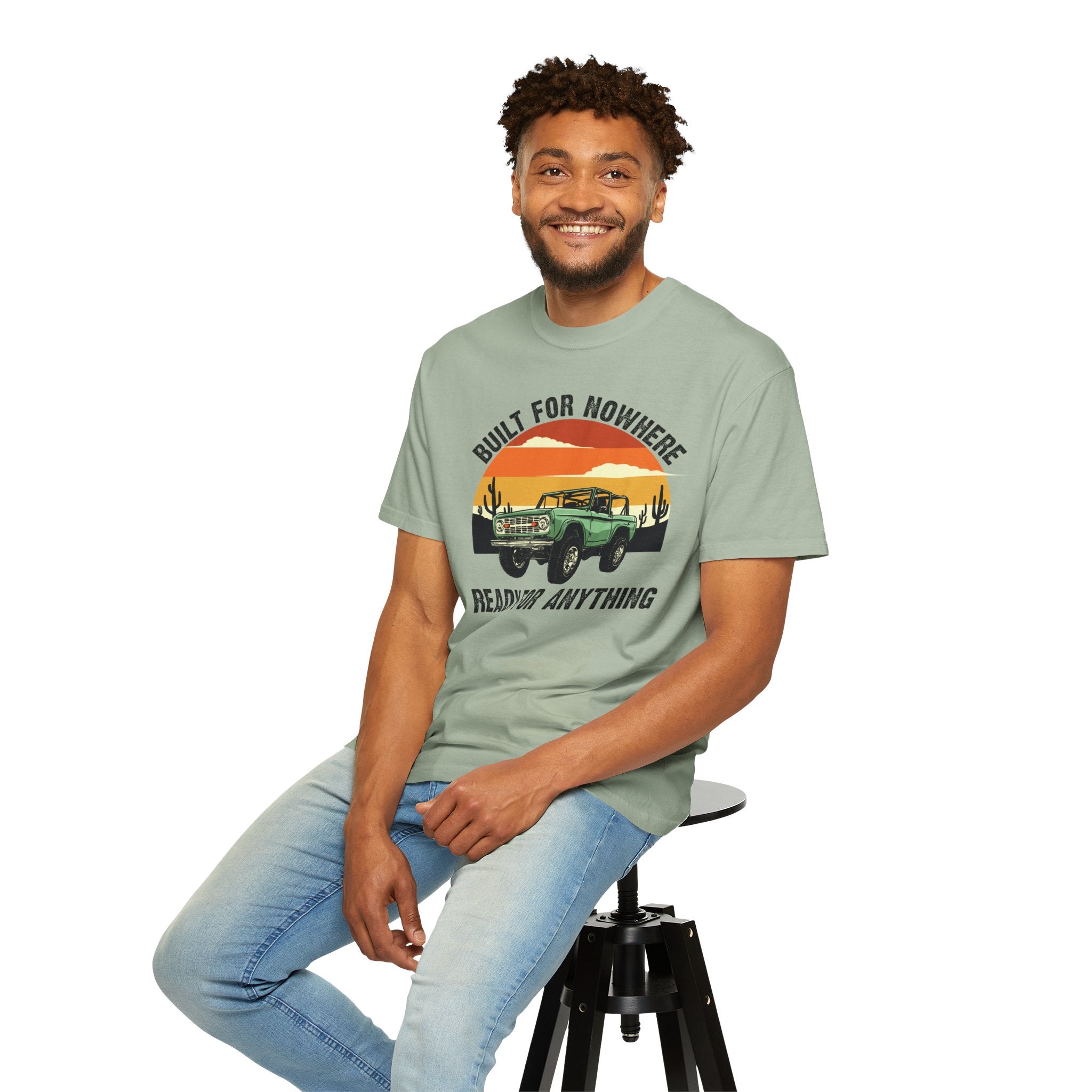 Vintage Desert 4x4 Shirt- Built for Nowhere Ready for Anything, Off Road Adventure Tee
