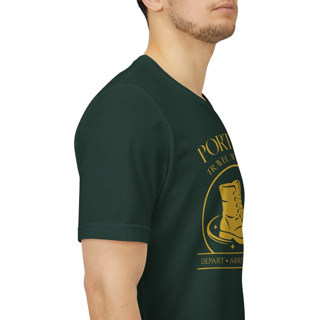 Portkey Travel Authority Shirt- Magical Transit Tee for Wizard Fans