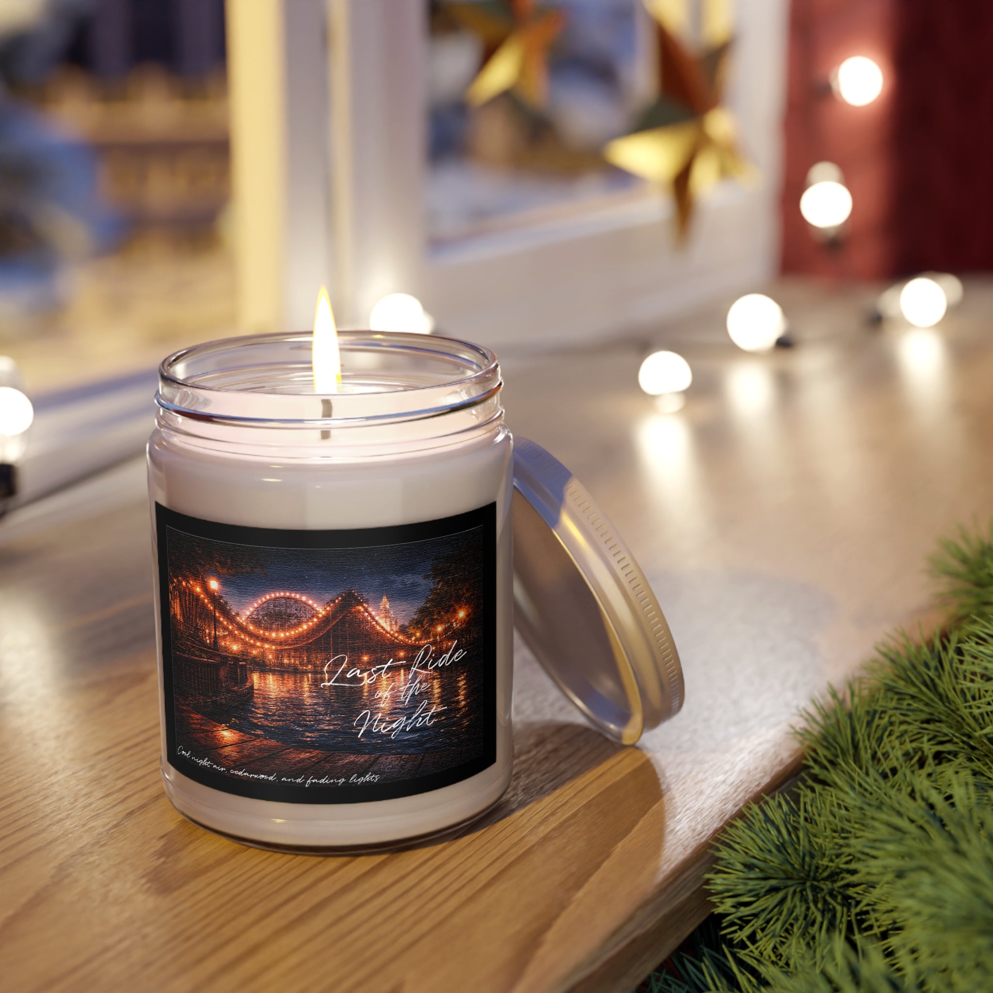 Last Ride of the Night Candle- Theme Park Night Soy Candle
