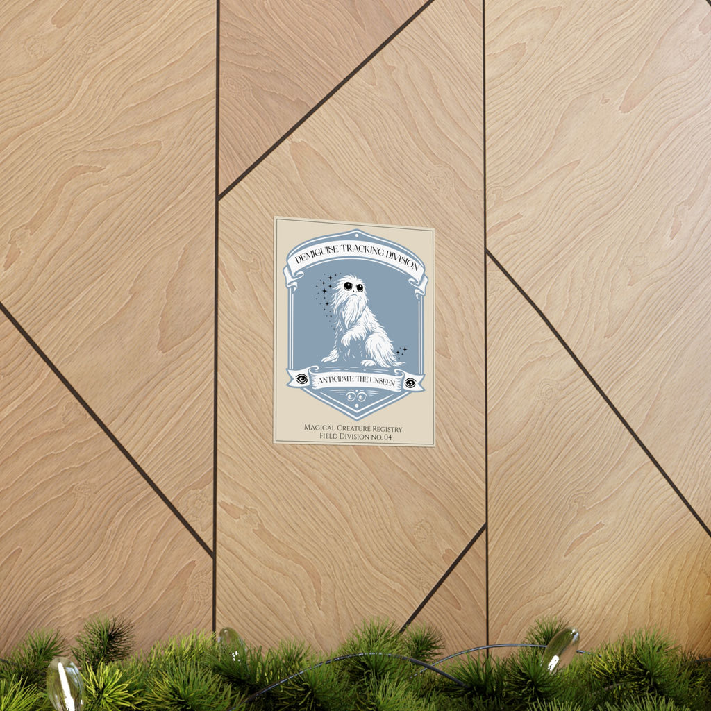 Demiguise Tracking Division Registry Print- 8x10 Fantasy Creature Wall Art