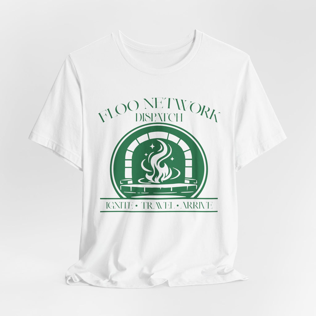 Floo Network Dispatch Shirt- Wizard Fireplace Travel Tee
