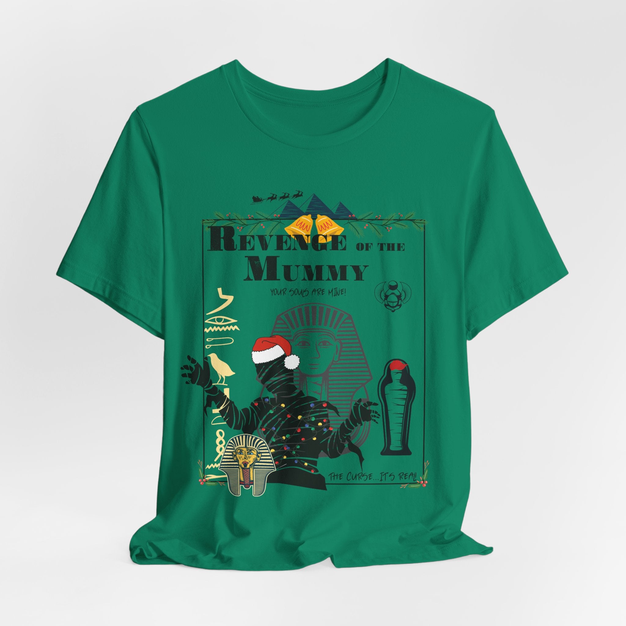 Revenge of the Mummy Christmas Shirt- Double Sided Universal Ride Holiday Tee