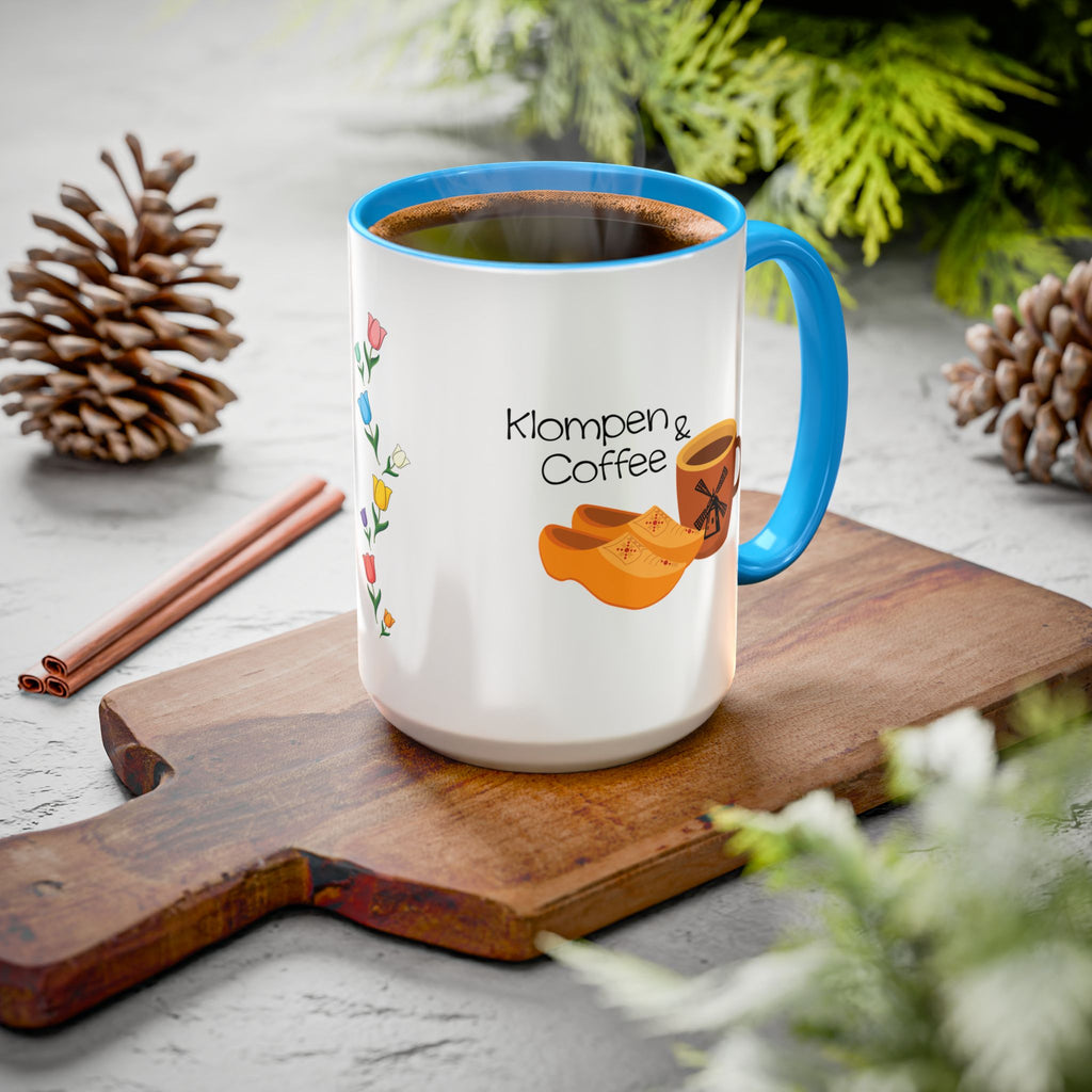 Klompen & Coffee Mug | Holland Michigan Tulip Time Souvenir