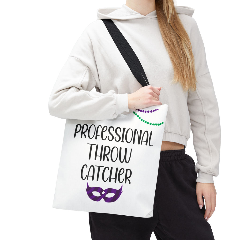 Professional Throw Catcher Mardi Gras Tote Bag