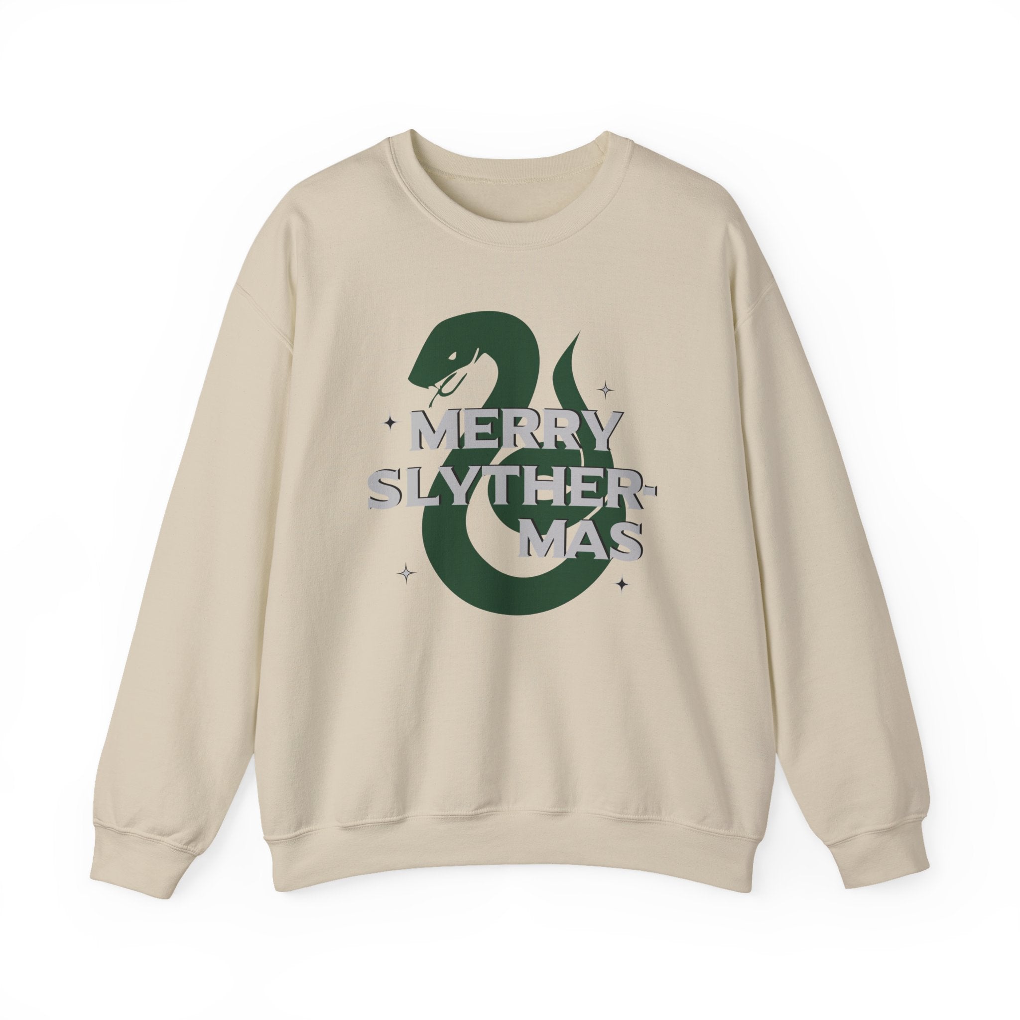 Merry Slyther-mas Crewneck Sweatshirt- Wizard Christmas Sweatshirt