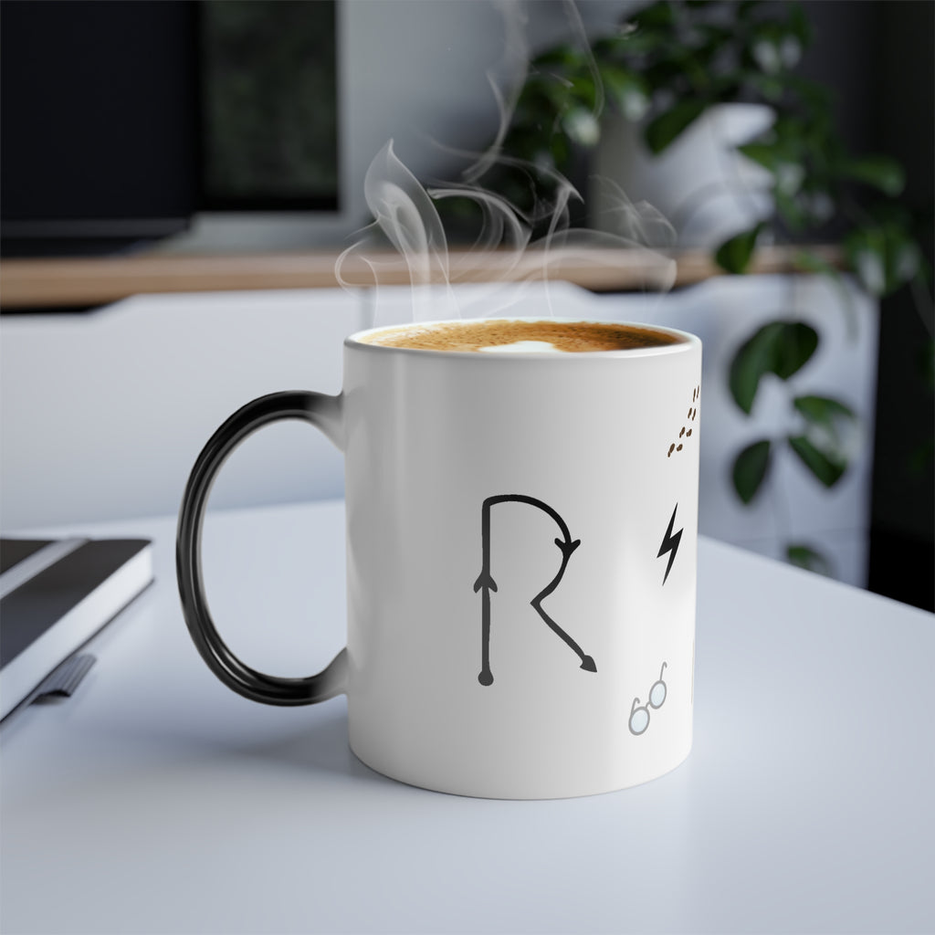 Revelio Spell Reveal Color Changing Mug- Magic Heat Reactive Mug (11oz)