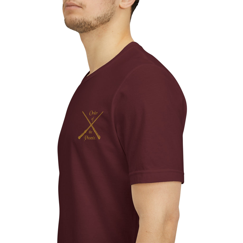 Phoenix Wizard Shirt- Lux Vincit Tenebras Double Sided Tee