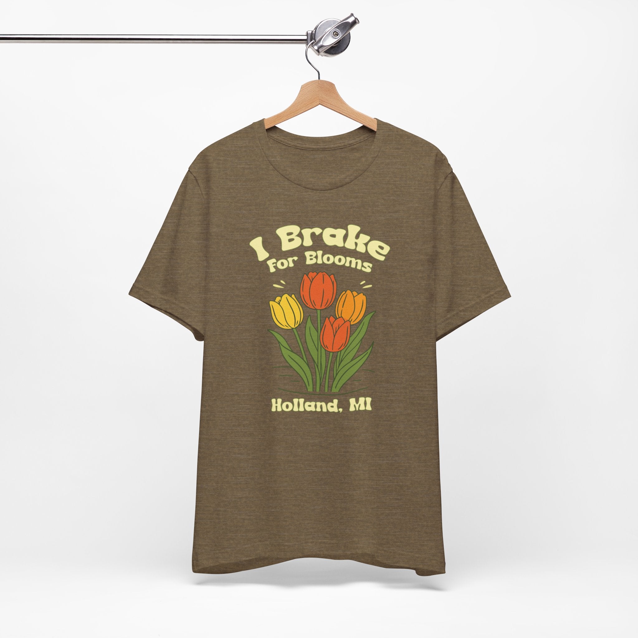 I Brake for Blooms Shirt | Holland Michigan Tulip Festival Tee