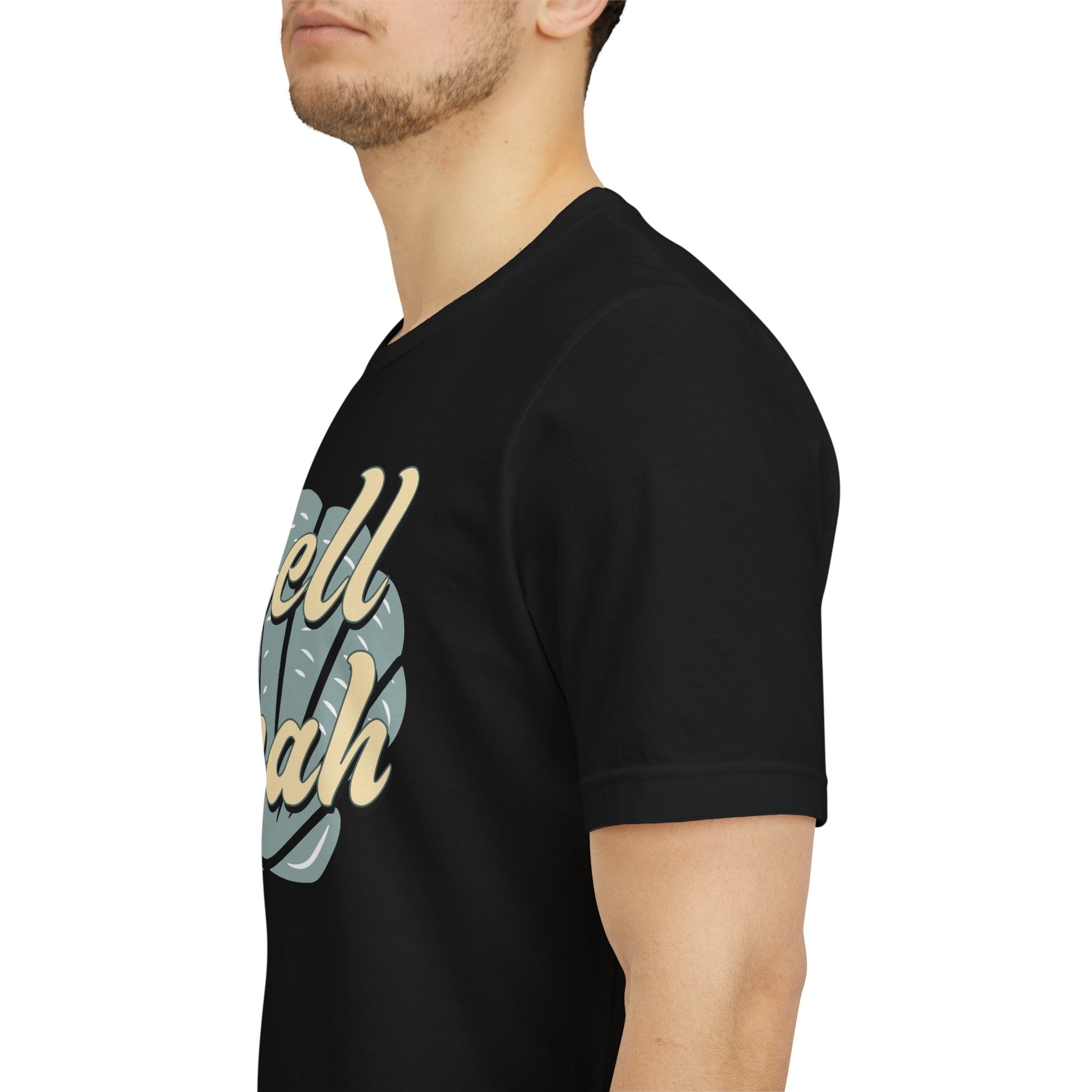 Shell Yeah Tee- Retro Seashell Beach Shirt