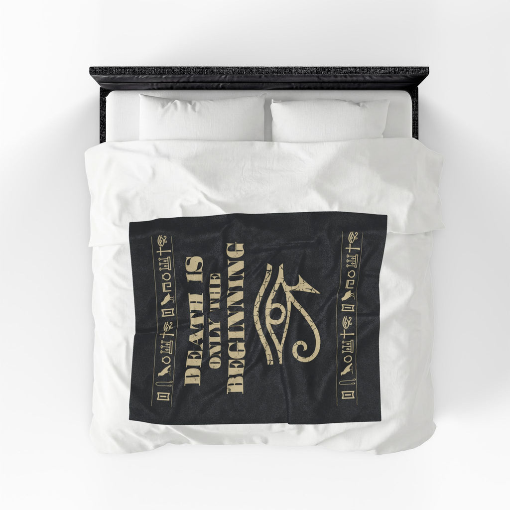 Death Is Only the Beginning Blanket- Eye of Horus Throw (50x60)