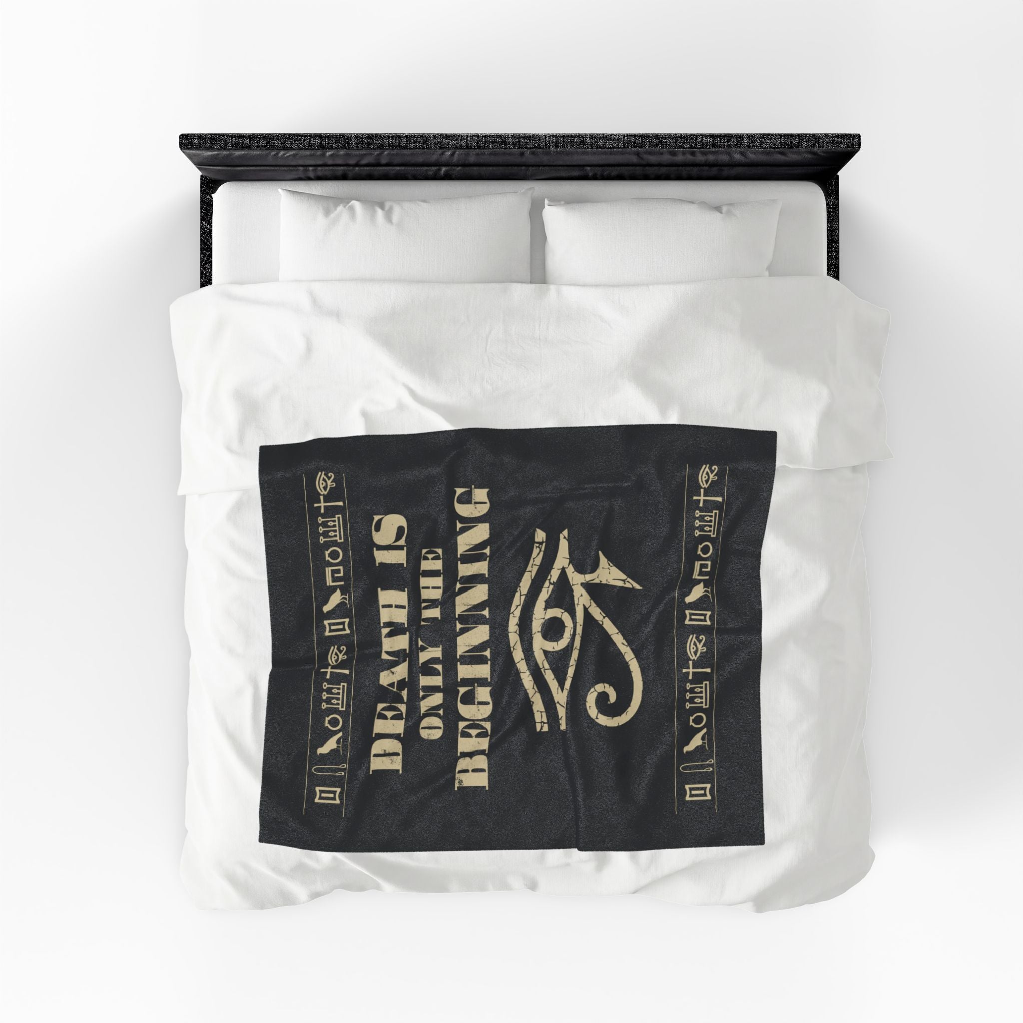 Death Is Only the Beginning Blanket- Eye of Horus Throw (50x60)