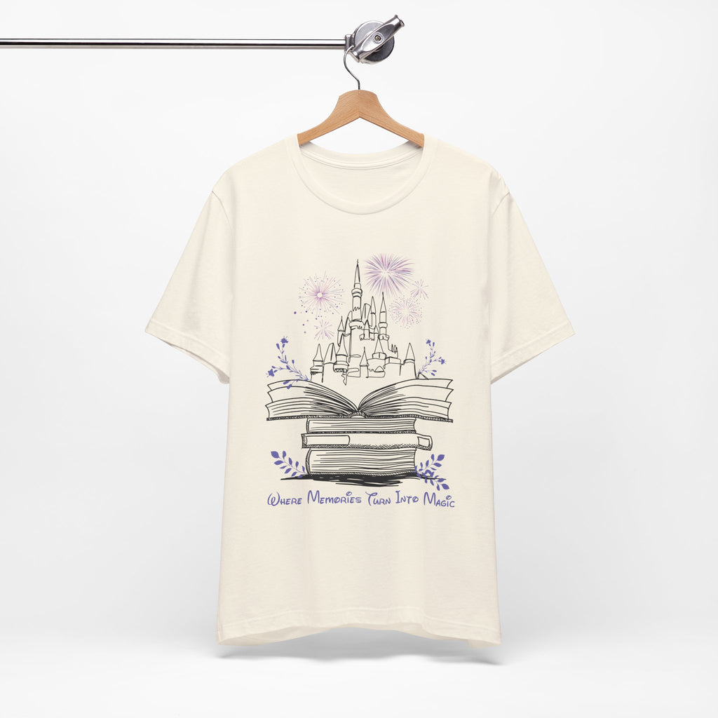 Where Memories Turn Into Magic Tee- Magical Vacation Castle Fireworks Shirt