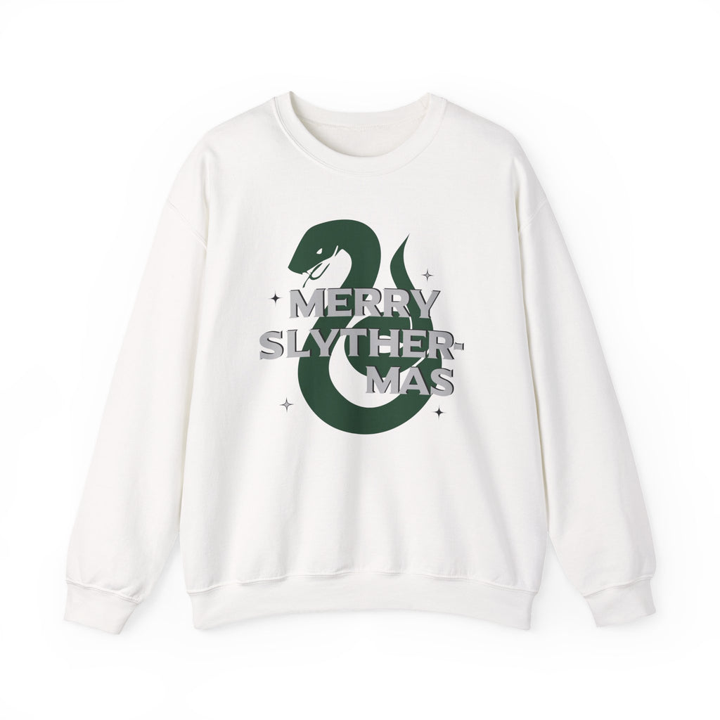 Merry Slyther-mas Crewneck Sweatshirt- Wizard Christmas Sweatshirt