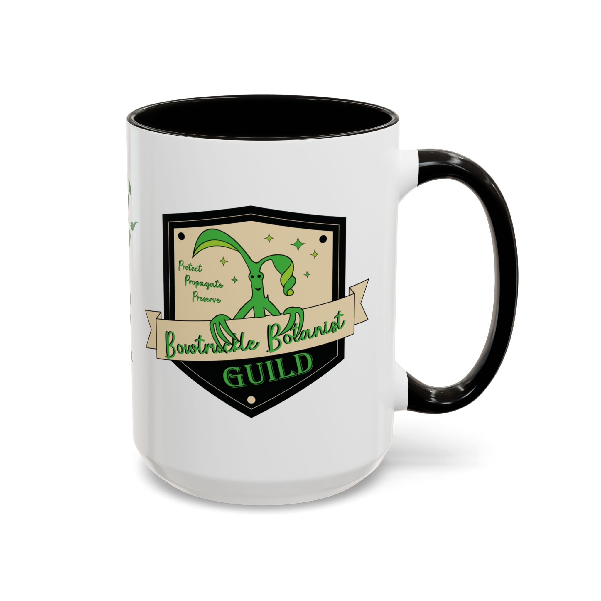 Bowtruckle Botanist Guild Mug- Magical Flora Division 15oz Fantasy Coffee Mug