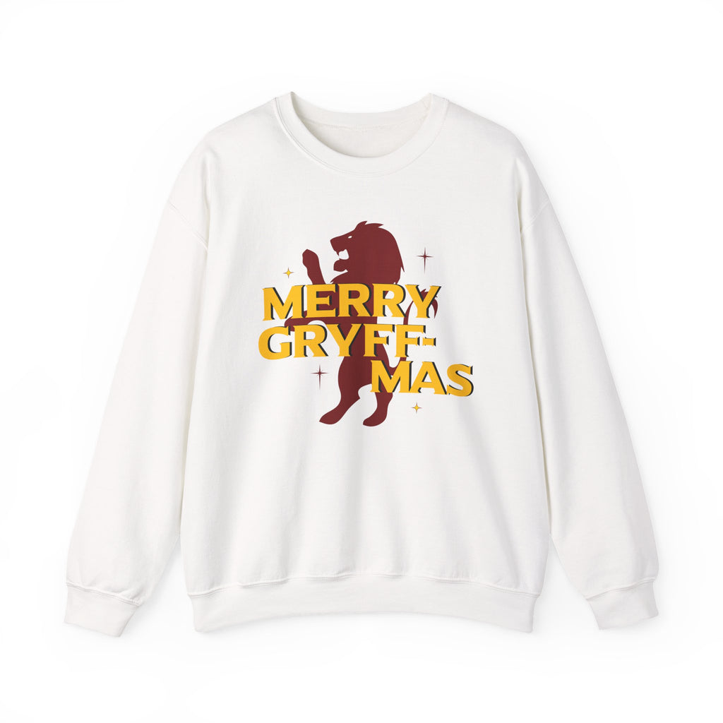 Merry Gryff-mas Crewneck Sweatshirt- Wizard Christmas Sweatshirt