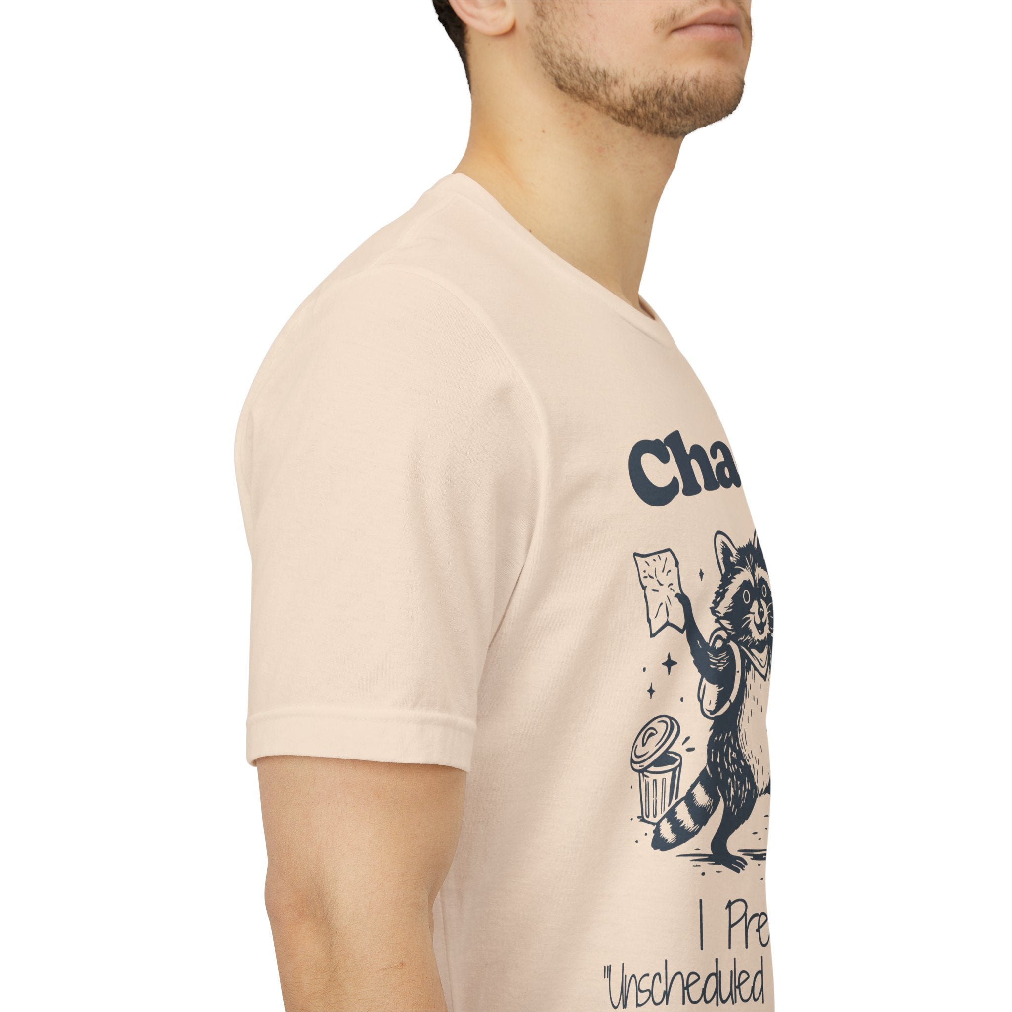 Chaos? I Prefer Unscheduled Adventure Shirt | Funny Raccoon Tee | Meltdown Menagerie Series