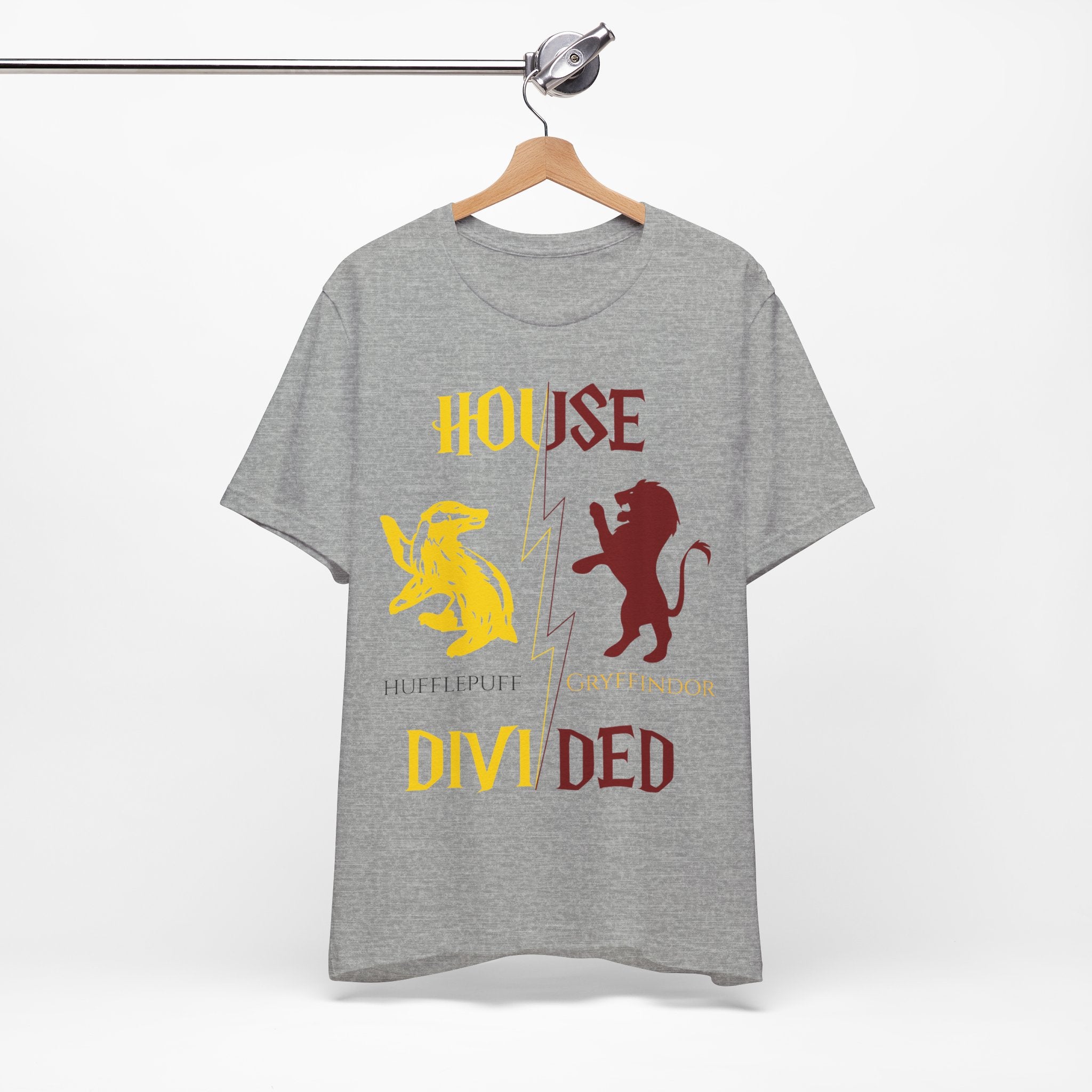 Hufflepuff Gryffindor Shirt | House Divided Tee | Wizarding Couple Gift