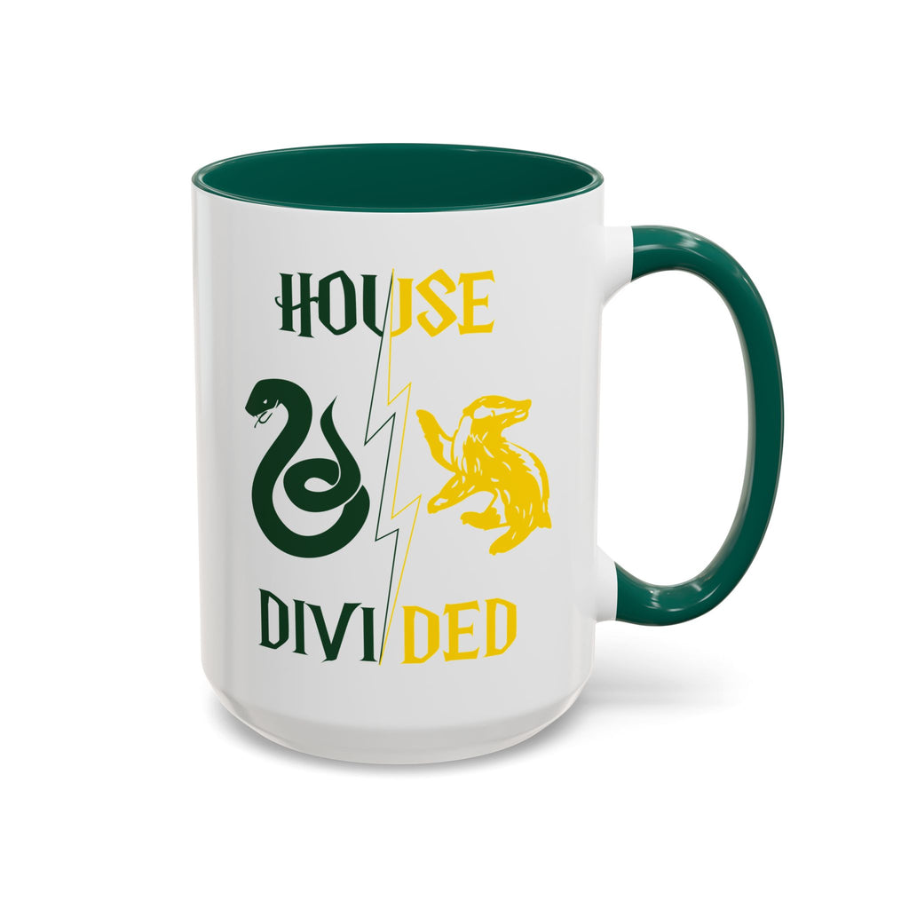 House Divided Rivalry Mug- Serpent + Badger Wizardcore Couple Mug (15oz)