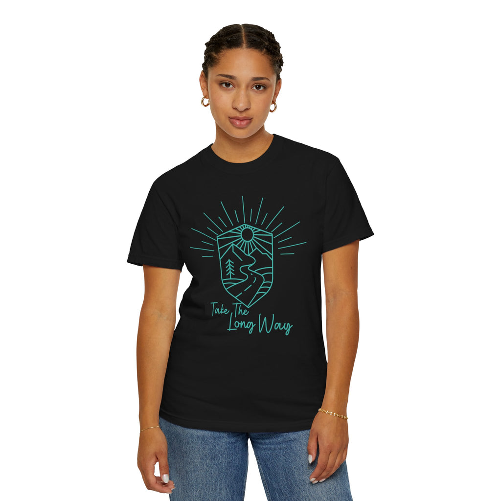Take The Long Way Shirt- Scenic Route Road Trip Tee