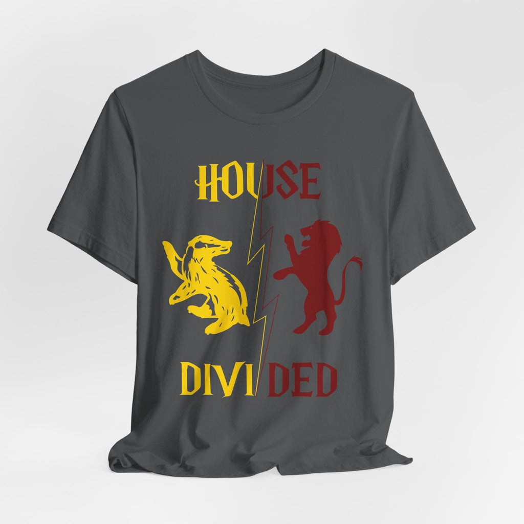House Divided Rivalry Shirt- Lion + Badger Wizardcore Couple Tee
