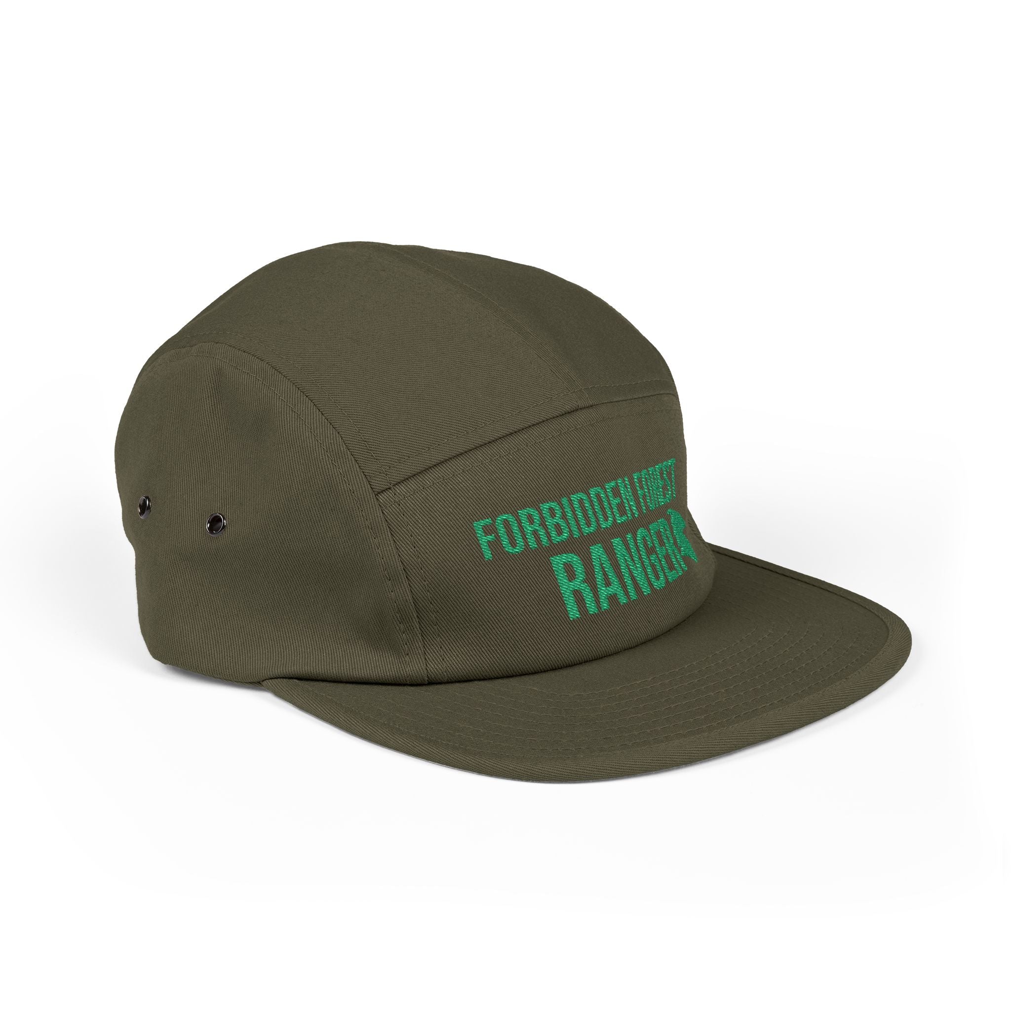 Forbidden Forest Ranger Hat- Embroidered 5 Panel Cap