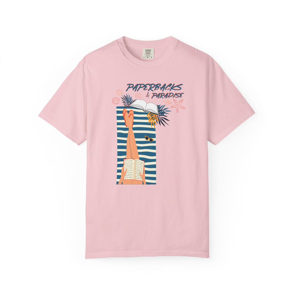 Paperbacks and Paradise Shirt- Beach Reading & Book Lover Vacation Shirt