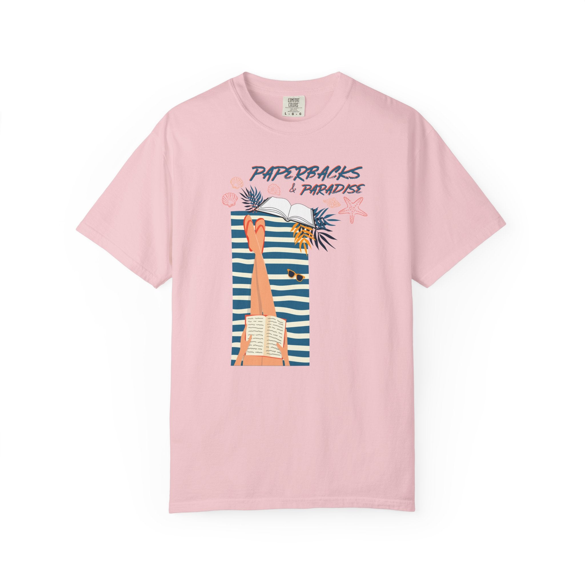 Paperbacks and Paradise Shirt- Beach Reading & Book Lover Vacation Shirt