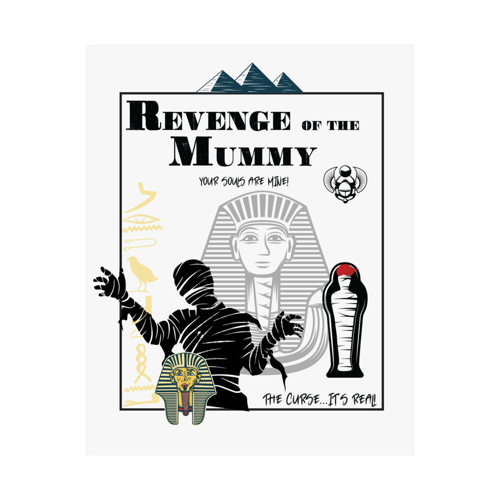 Revenge of the Mummy Poster – Universal Ride-Inspired Egyptian Wall Art