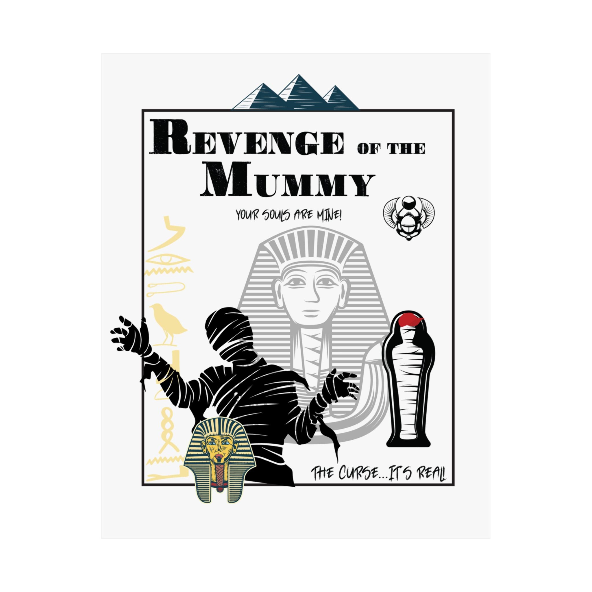 Revenge of the Mummy Poster – Universal Ride-Inspired Egyptian Wall Art