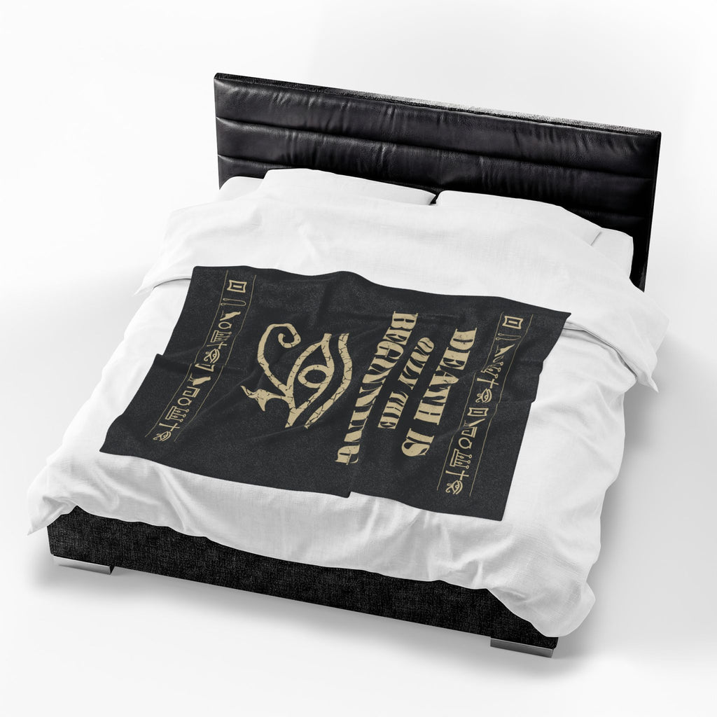 Death Is Only the Beginning Blanket- Eye of Horus Throw (50x60)