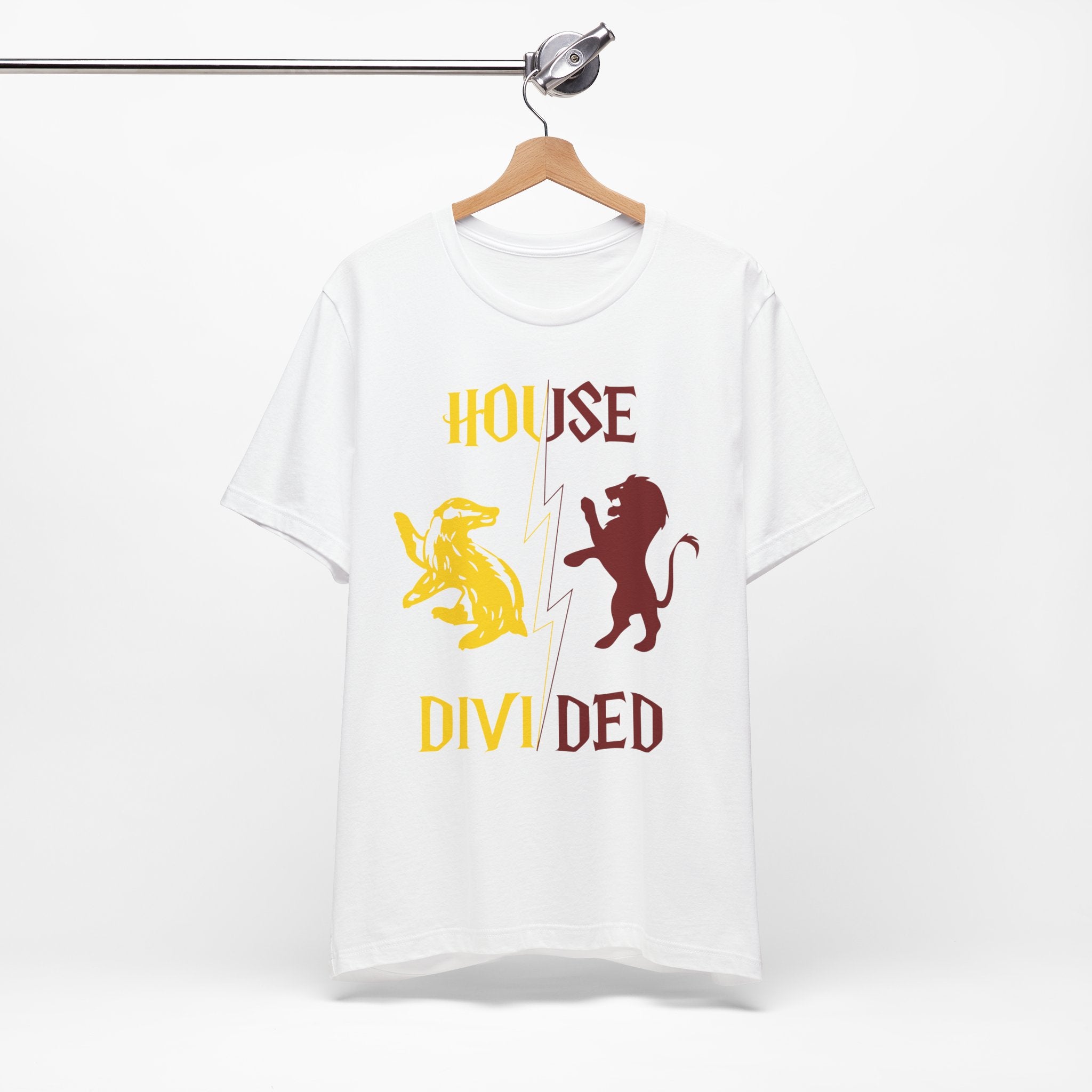 House Divided Rivalry Shirt- Lion + Badger Wizardcore Couple Tee