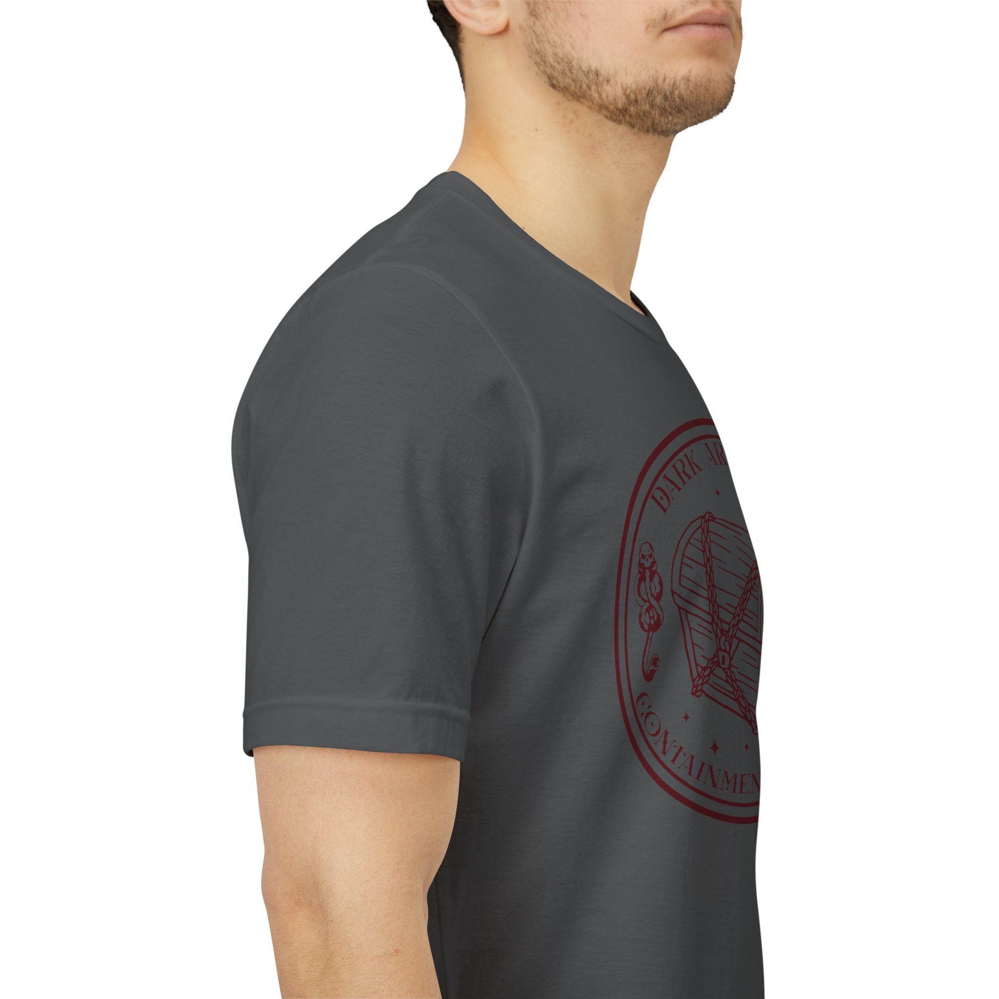 Dark Artifact Containment Bureau Tee- Dark Wizard Inspired Shirt